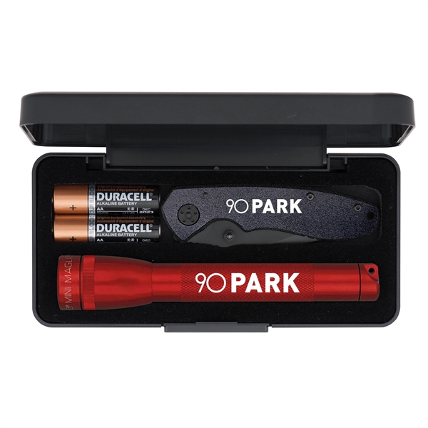 AA Mini Maglite® with Warhawk Pocket Knife - AA Mini Maglite® with Warhawk Pocket Knife - Image 3 of 5