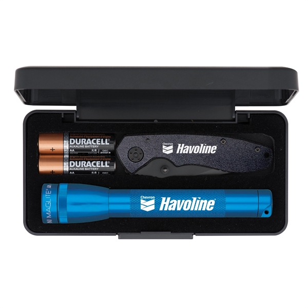 AA Mini Maglite® with Warhawk Pocket Knife - AA Mini Maglite® with Warhawk Pocket Knife - Image 4 of 5