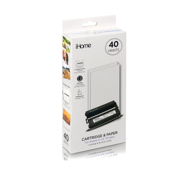 4x6 Replacement Ink & Paper Cartridge