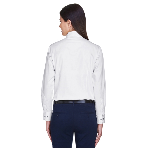 Harriton Ladies' Easy Blend™ Long-Sleeve Twill Shirt with... - Harriton Ladies' Easy Blend™ Long-Sleeve Twill Shirt with... - Image 27 of 146