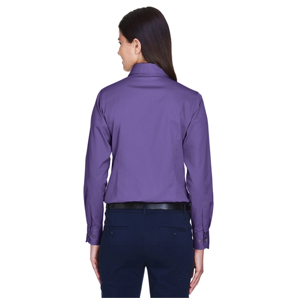 Harriton Ladies' Easy Blend™ Long-Sleeve Twill Shirt with... - Harriton Ladies' Easy Blend™ Long-Sleeve Twill Shirt with... - Image 49 of 146