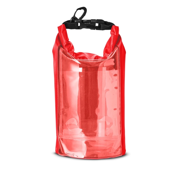 2L Water-Resistant Dry Bag with Mobile Pocket