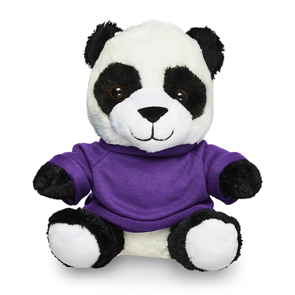 Stuffed Panda Bear, 7 Panda Plush with Triangle Scarf in 7 Colors