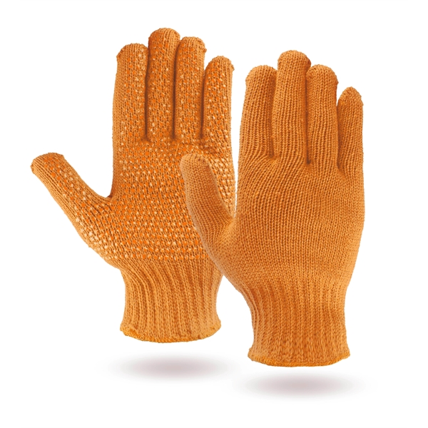 Orange Knit Freezer Gloves - Orange Knit Freezer Gloves - Image 1 of 1