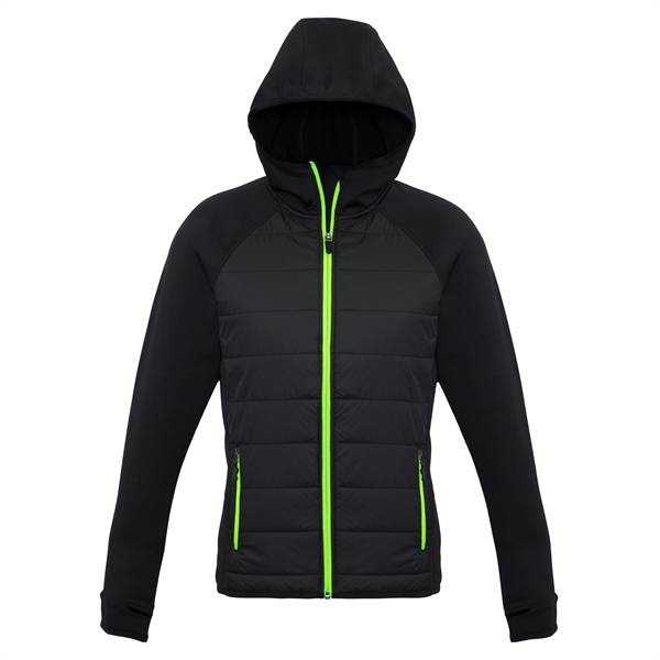 Ladies' Stealth Tech Hybrid Hoodie Jacket - Ladies' Stealth Tech Hybrid Hoodie Jacket - Image 4 of 11