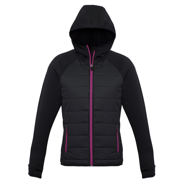 Ladies' Stealth Tech Hybrid Hoodie Jacket - Ladies' Stealth Tech Hybrid Hoodie Jacket - Image 6 of 11