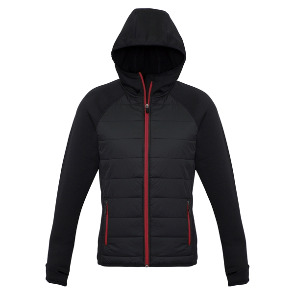 Ladies' Stealth Tech Hybrid Hoodie Jacket - Ladies' Stealth Tech Hybrid Hoodie Jacket - Image 8 of 11