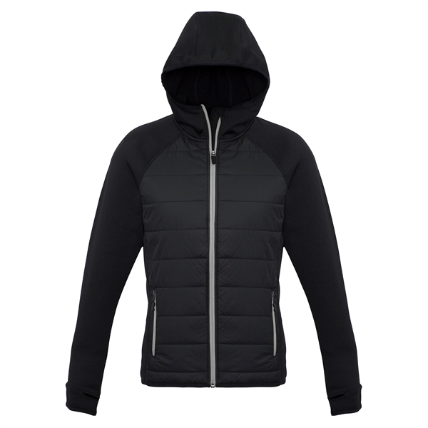 Ladies' Stealth Tech Hybrid Hoodie Jacket - Ladies' Stealth Tech Hybrid Hoodie Jacket - Image 10 of 11