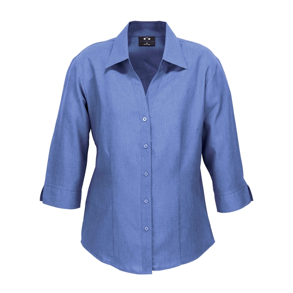 Ladies' Oasis 3/4 Sleeve Shirt - Ladies' Oasis 3/4 Sleeve Shirt - Image 10 of 14
