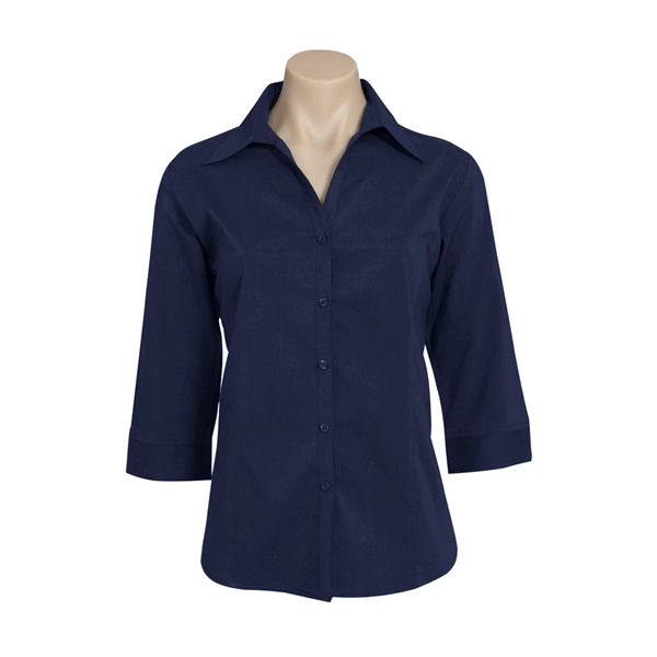 Ladies' Metro Stretch 3/4 Sleeve Shirt - Ladies' Metro Stretch 3/4 Sleeve Shirt - Image 8 of 11