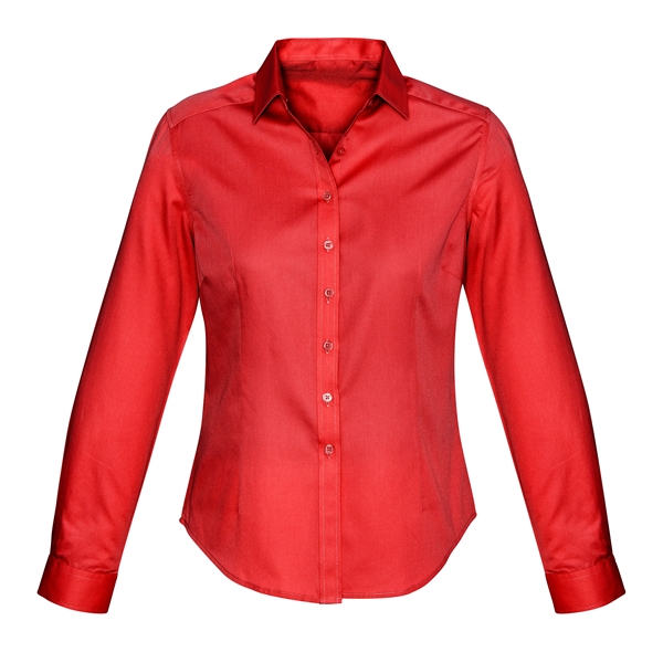 Dalton Ladies' Essential Long Sleeve Work Shirt - Dalton Ladies' Essential Long Sleeve Work Shirt - Image 10 of 13