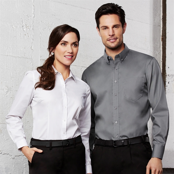 Dalton Ladies' Essential Long Sleeve Work Shirt - Dalton Ladies' Essential Long Sleeve Work Shirt - Image 1 of 13