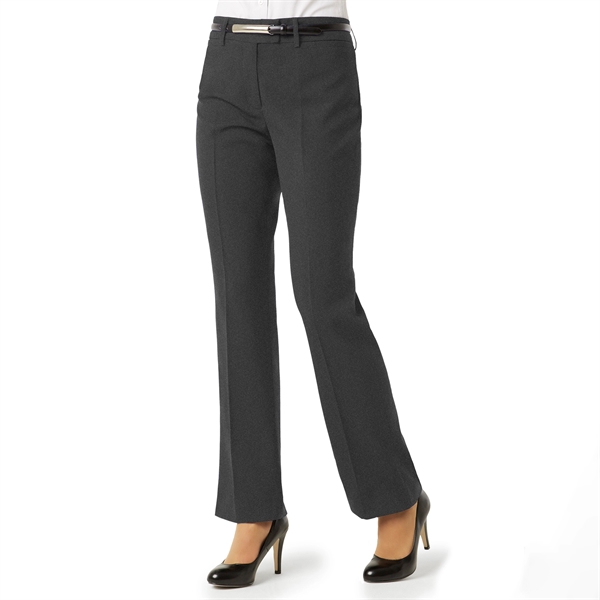 Ladies' Flat Front Classic Pant - Ladies' Flat Front Classic Pant - Image 3 of 4