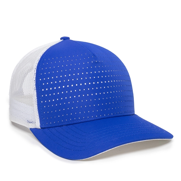 Perforated 5-Panel Mesh Back Cap - Perforated 5-Panel Mesh Back Cap - Image 4 of 6