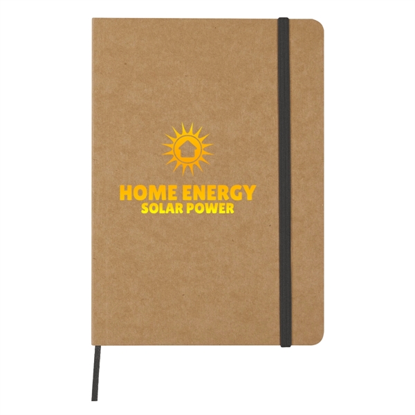 Custom 5" x 7" Eco-Inspired Strap Notebook