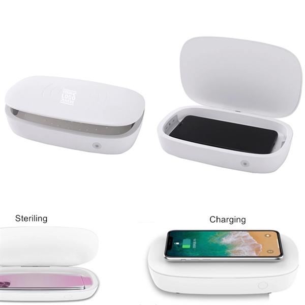 Portable Noncontact UV Sterilizer Box With Wireless Charging - Portable Noncontact UV Sterilizer Box With Wireless Charging - Image 0 of 3