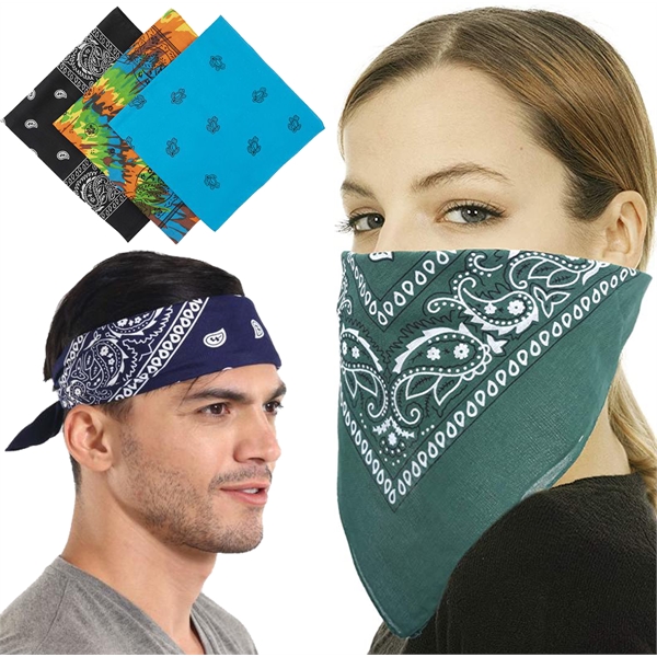 2-Layer Triangle Bandana w/ Full Color - 2-Layer Triangle Bandana w/ Full Color - Image 0 of 3