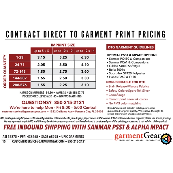 Contract To Garment Printing Service | Plum Grove