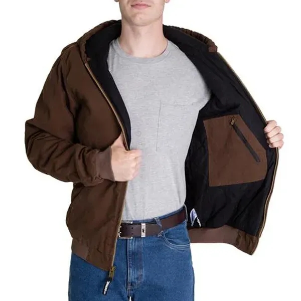 Heartland Washed Duck Hooded Work Jacket - Heartland Washed Duck Hooded Work Jacket - Image 11 of 13