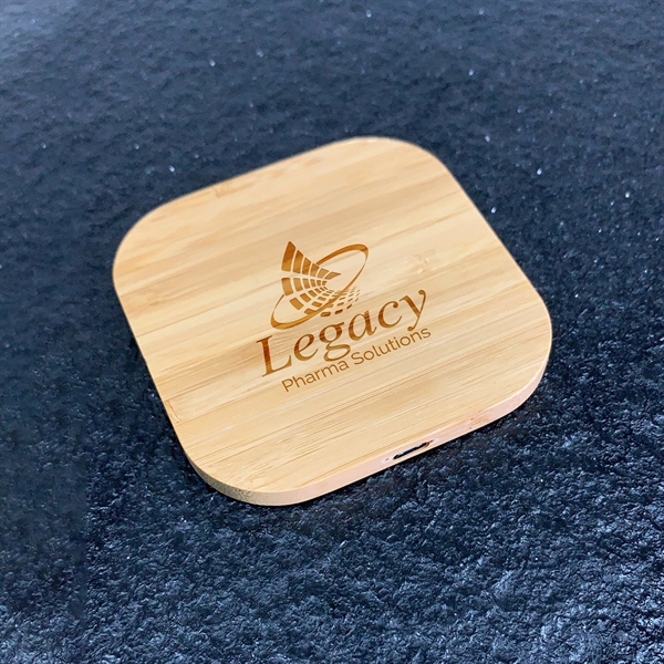 Nature Inspired Bamboo Fast Charging 15W Pad - Nature Inspired Bamboo Fast Charging 15W Pad - Image 0 of 3