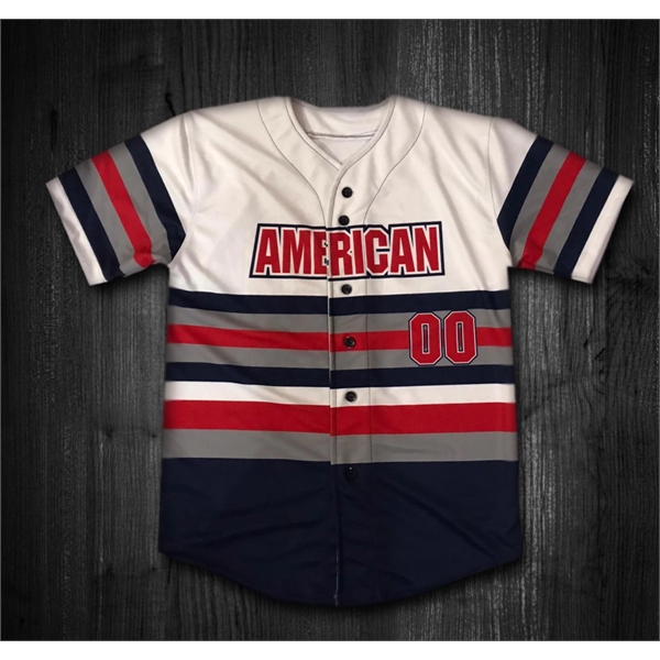 Dye Sublimated Baseball Jersey - Dye Sublimated Baseball Jersey - Image 1 of 8