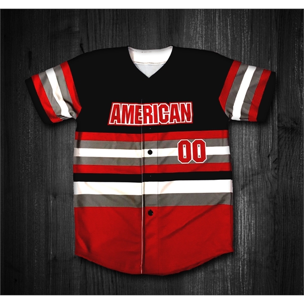 Dye Sublimated Baseball Jersey - Dye Sublimated Baseball Jersey - Image 2 of 8