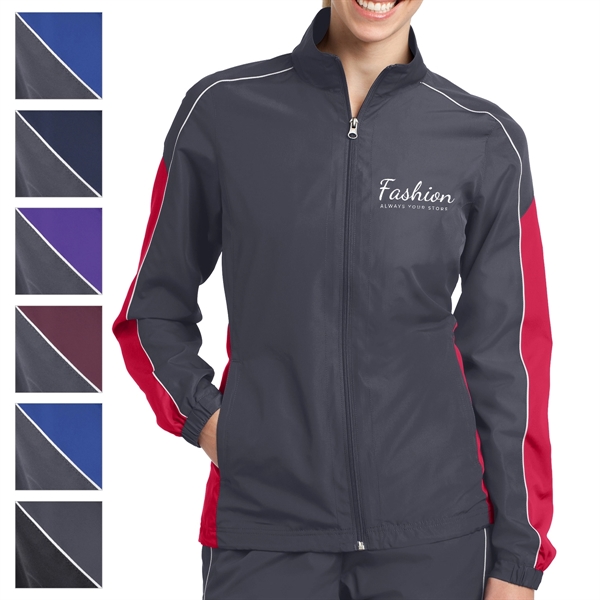 Ladies' Colorblock Wind Protective Jacket - Ladies' Colorblock Wind Protective Jacket - Image 0 of 6