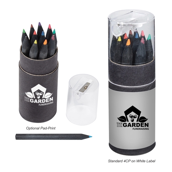 Colored Pencils with Sharpener - Colored Pencils with Sharpener - Image 0 of 2