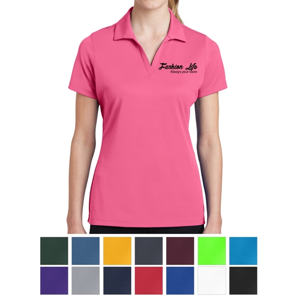 Ladies' Polo Shirt with PosiCharge® RacerMesh Design - Ladies' Polo Shirt with PosiCharge® RacerMesh Design - Image 0 of 14