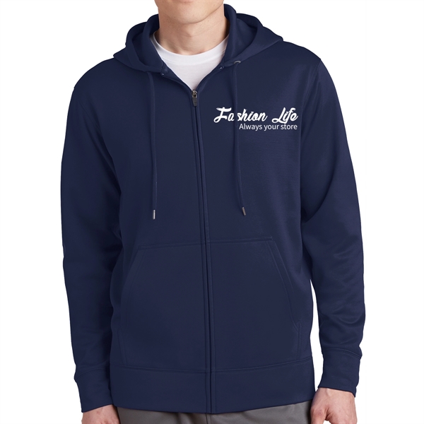 100% Polyester Hooded Jacket - 100% Polyester Hooded Jacket - Image 0 of 4