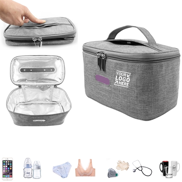 Foldable UV Sterilizer Bag W/ 2pcs UVC + 2pcs UVA Lamp Beads - Foldable UV Sterilizer Bag W/ 2pcs UVC + 2pcs UVA Lamp Beads - Image 0 of 3