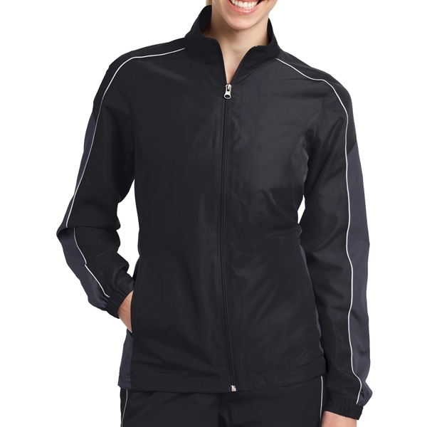 Ladies' Colorblock Wind Protective Jacket - Ladies' Colorblock Wind Protective Jacket - Image 2 of 6