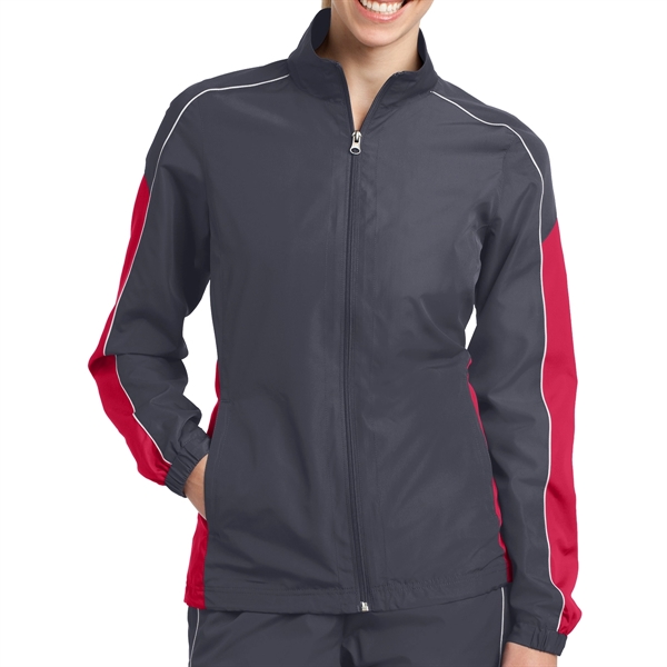 Ladies' Colorblock Wind Protective Jacket - Ladies' Colorblock Wind Protective Jacket - Image 3 of 6