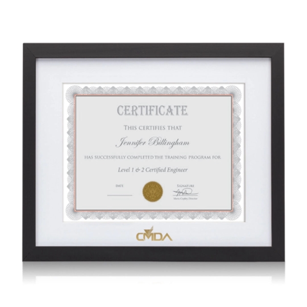 Custom Aberdeen Certificate Frame