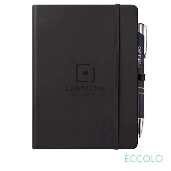 Custom Eccolo® Cool Journal/Clicker Pen - (L)