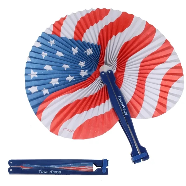 Patriotic Folding Fan - Patriotic Folding Fan - Image 1 of 1