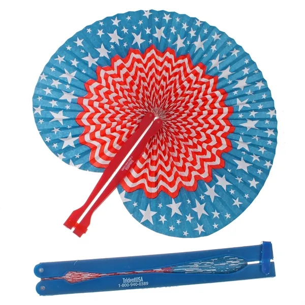Patriotic Folding Fan - Patriotic Folding Fan - Image 1 of 1