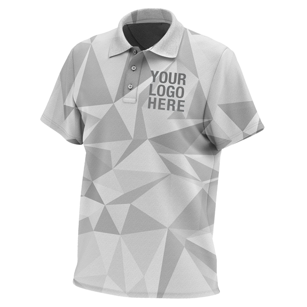 Men's Polo Shirts Dye Sublimated. Custom Golf Polo's. - Men's Polo Shirts Dye Sublimated. Custom Golf Polo's. - Image 9 of 10