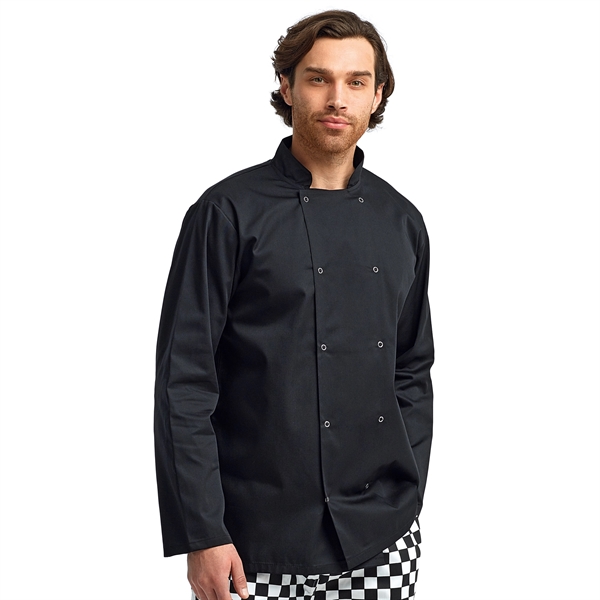 Studded Front Chef's Coat - Studded Front Chef's Coat - Image 0 of 2