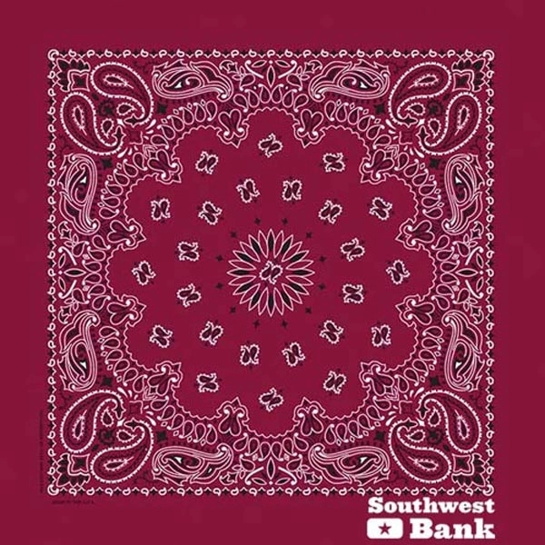Promotional Grade Economic Paisley Bandana - Imported - Promotional Grade Economic Paisley Bandana - Imported - Image 6 of 23