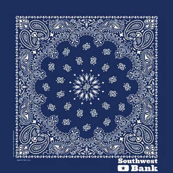 Promotional Grade Economic Paisley Bandana - Imported - Promotional Grade Economic Paisley Bandana - Imported - Image 16 of 23
