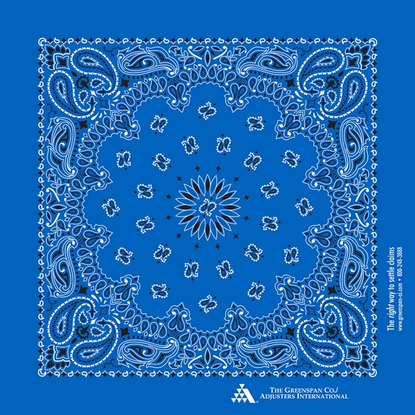 Promotional Grade Economic Paisley Bandana - Imported - Promotional Grade Economic Paisley Bandana - Imported - Image 9 of 23