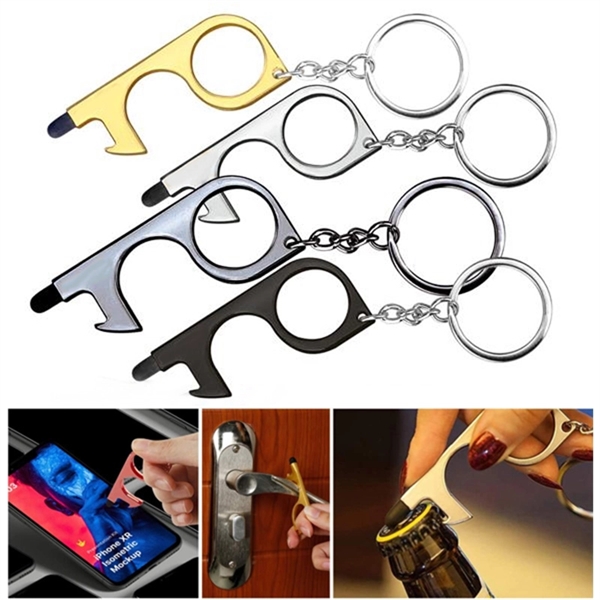 No-Touch Door/Bottle Opener with Stylus - No-Touch Door/Bottle Opener with Stylus - Image 0 of 0