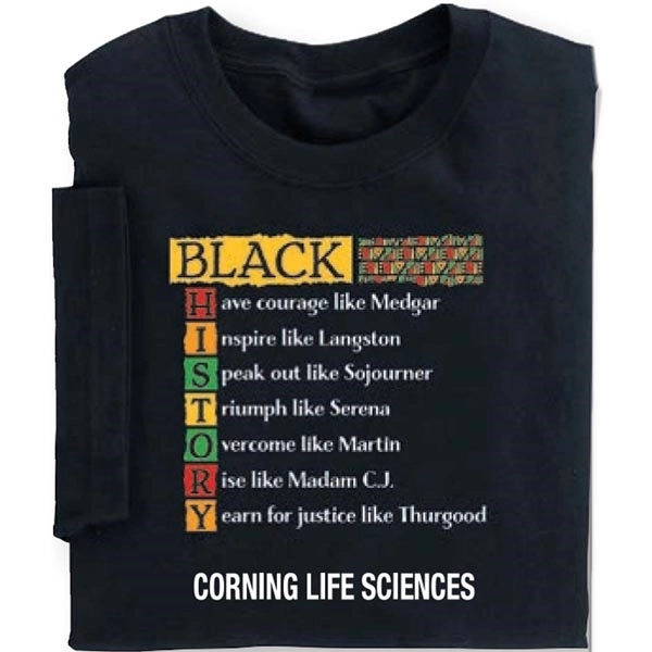 Black History: Acrostic Adult Personalized T-Shirt