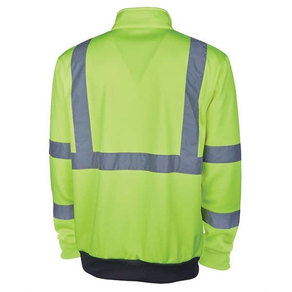 Quarter Zip Hi-Vis Sweatshirt - Quarter Zip Hi-Vis Sweatshirt - Image 4 of 4