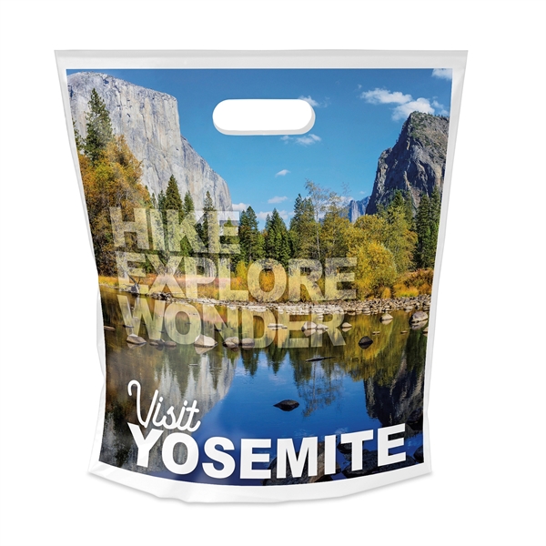 12W x 13 1/2H Digital Full-Color Die Cut Handle Bag - 12W x 13 1/2H Digital Full-Color Die Cut Handle Bag - Image 0 of 5
