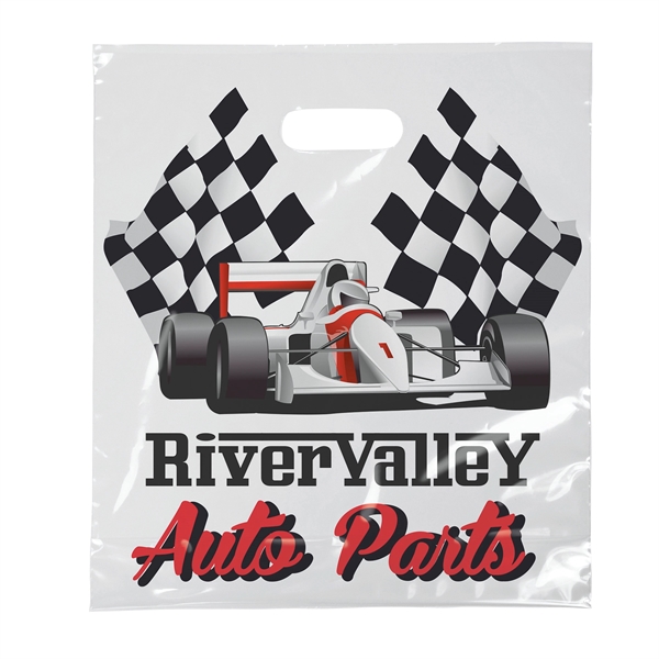 12W x 13 1/2H Digital Full-Color Die Cut Handle Bag - 12W x 13 1/2H Digital Full-Color Die Cut Handle Bag - Image 1 of 5