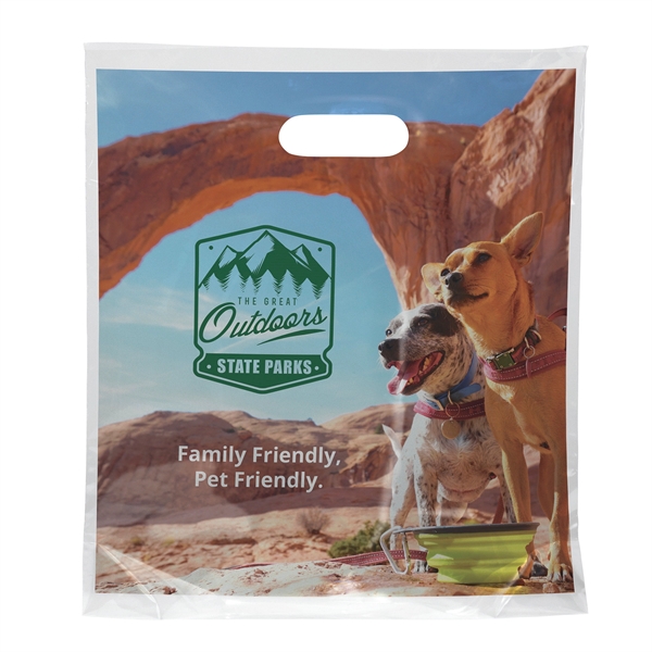 12W x 13 1/2H Digital Full-Color Die Cut Handle Bag - 12W x 13 1/2H Digital Full-Color Die Cut Handle Bag - Image 3 of 5