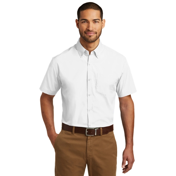 Port Authority® Short Sleeve Carefree Poplin Shirt - Port Authority® Short Sleeve Carefree Poplin Shirt - Image 2 of 6