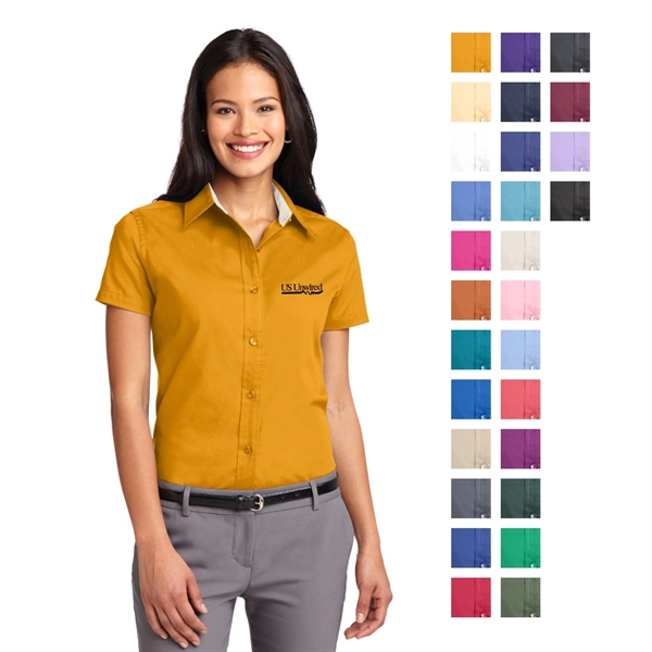 Port Authority® Women's Short Sleeve Easy Care Shirt - Port Authority® Women's Short Sleeve Easy Care Shirt - Image 0 of 28